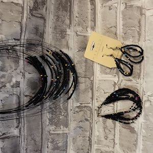 Multi Strand Beaded Fashion Jewelry Set